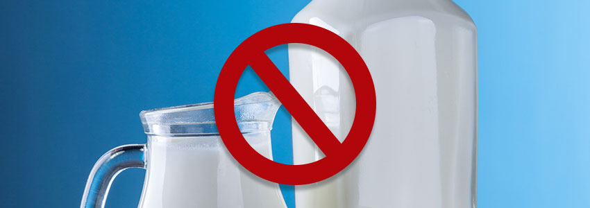 No congele la leche